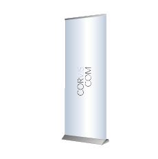 Roll-Up Deluxe | B 85 cm x H 153 - 200 cm | einseitig bedruckt